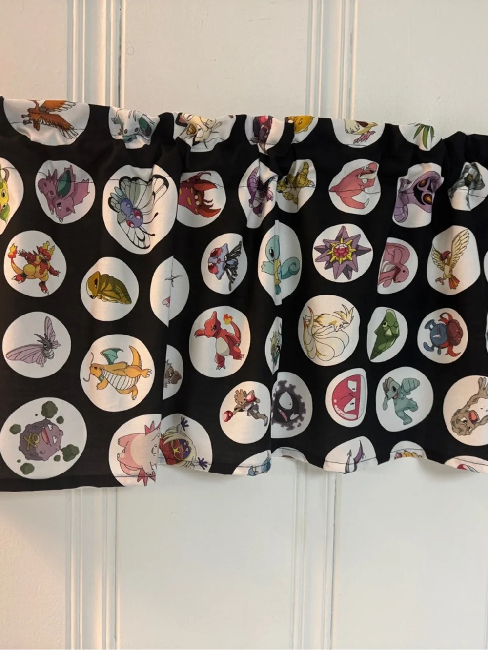 Pokemon window valance curtain